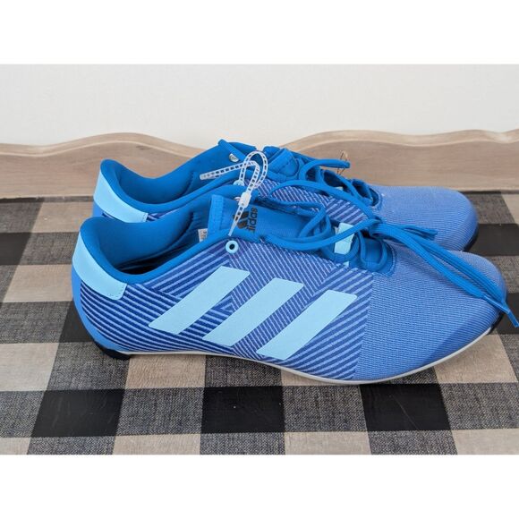 Adidas The Road Shoe Cycling Shoes Blue Men's Size 9 - Picture 6 of 11